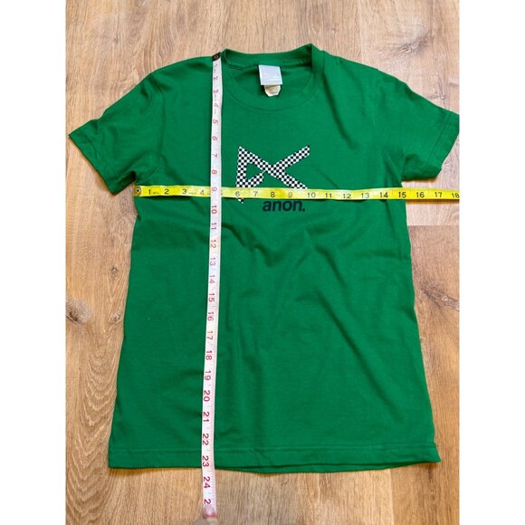 Y2K Anon Snowboarding Graphic Baby Tee Medium - Picture 3 of 5